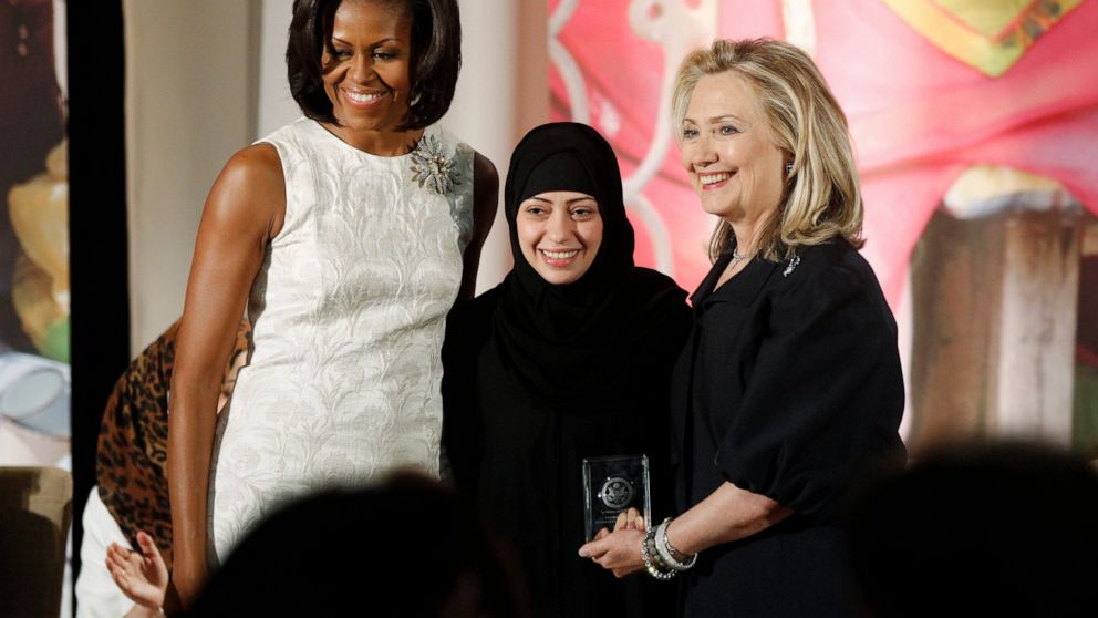 Hillary Rodham Clinton, Michelle Obama, Samar Badawi