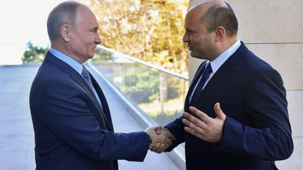 Russia's Putin hosts Israeli PM Bennett