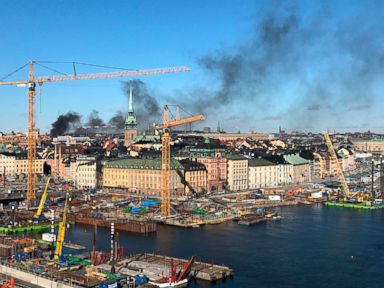 Out-of-service gas bus explodes in Stockholm; driver injured