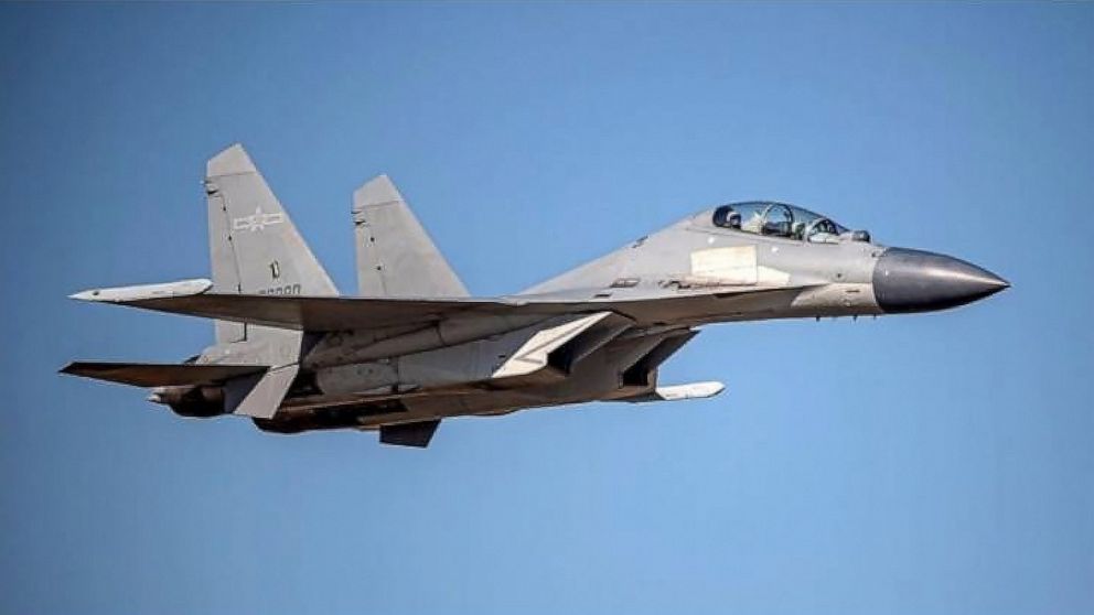 China sends record 28 fighter jets toward Taiwan