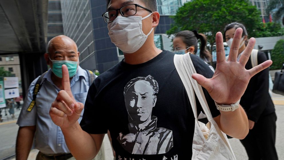 Report: Hong Kong activists plead guilty to protest charges