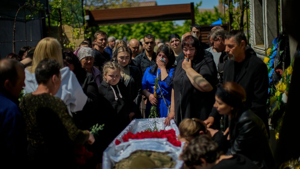 From civilian to soldier: Ukrainian army volunteer buried