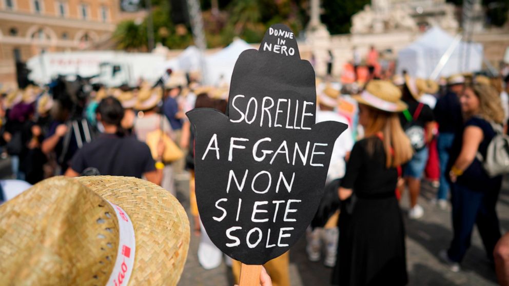 Italians come out to demand support for Afghan women