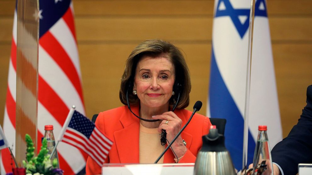 Pelosi in Jerusalem: US support for Israel is 'ironclad'