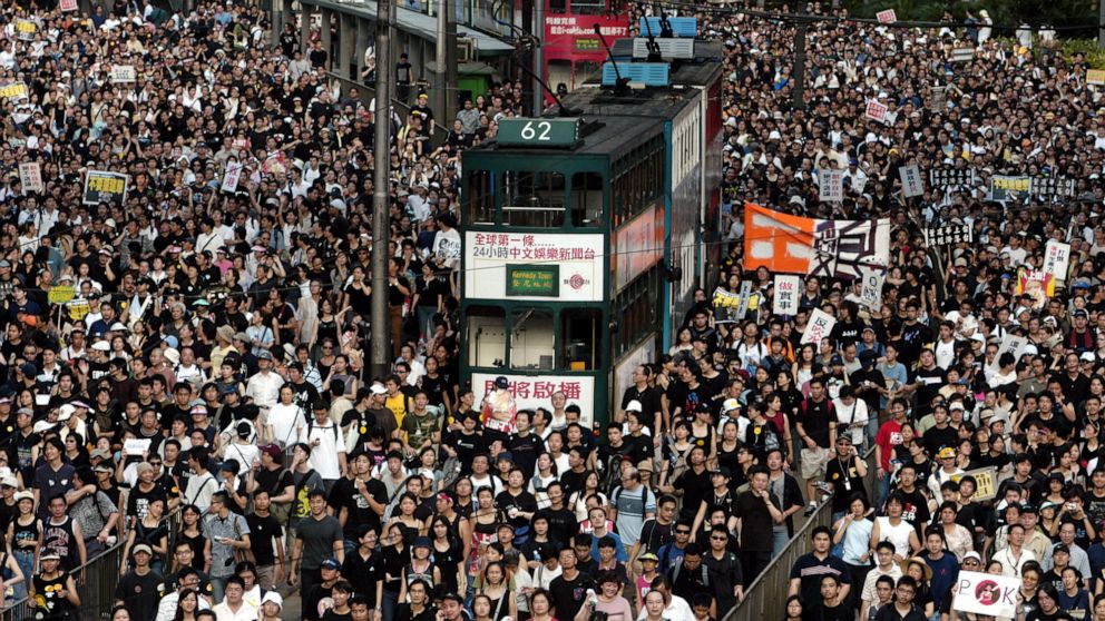 AP PHOTOS: The rise and fall of Hong Kong's July 1 protests
