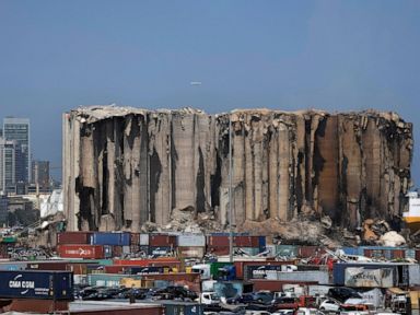 Smoldering Beirut port silo risks total collapse amid fire