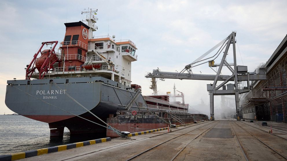 Turkey says first grain ship set to depart Ukrainian port