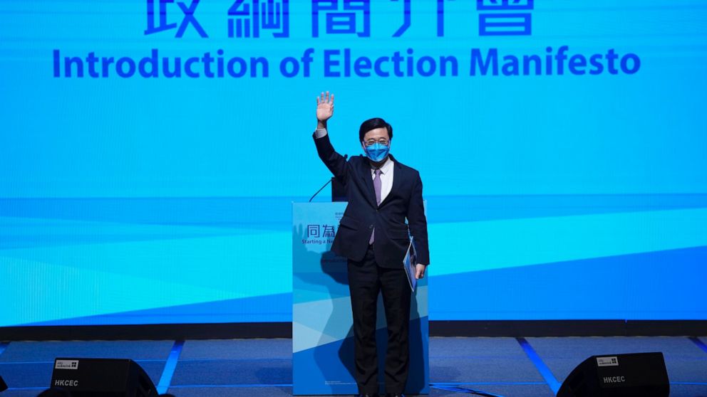 Hong Kong’s John Lee pledges to enact local security law