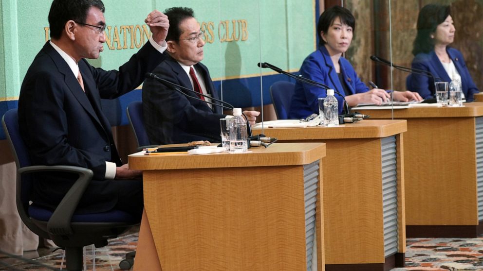 China, pandemic, energy top Japan's leadership race debate