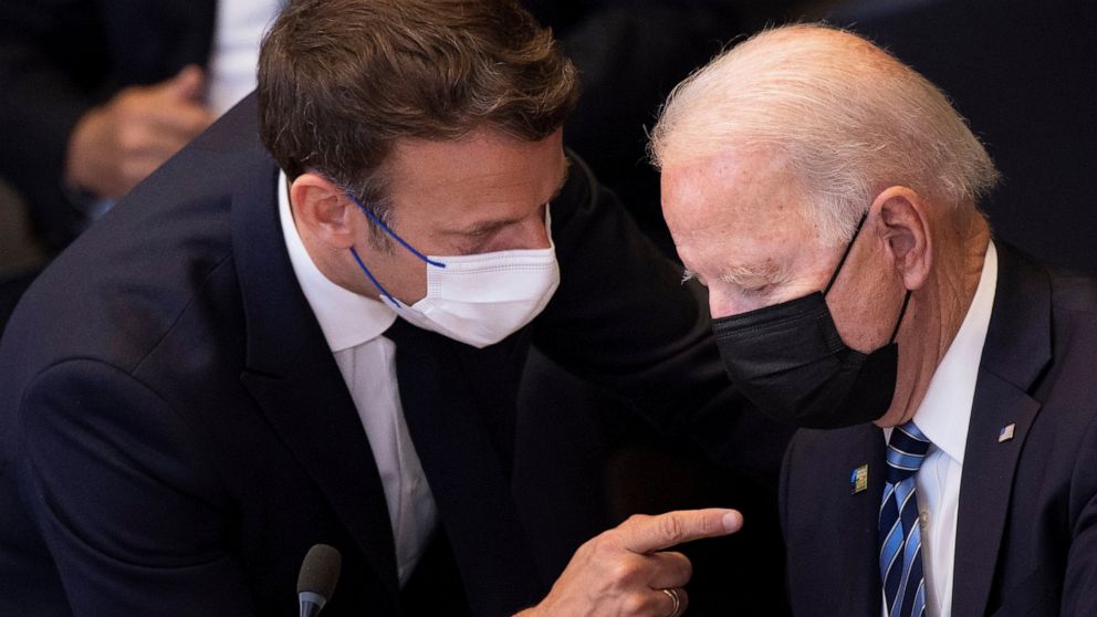 US-French spat seems to simmer down after Biden-Macron call