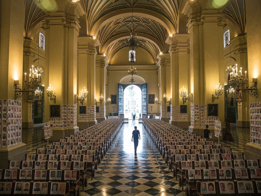 In Peru, thousands of faces at Mass -- none now alive - ABC News