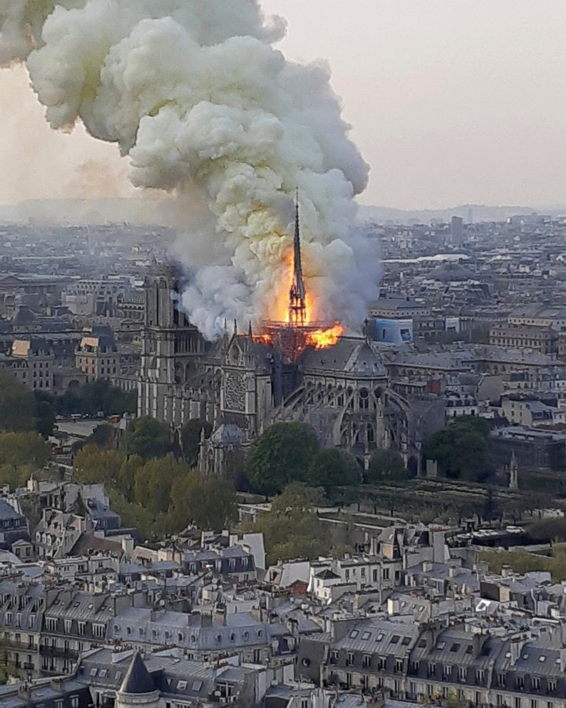 1 Billion Raised To Rebuild Paris Notre Dame After Fire Abc News