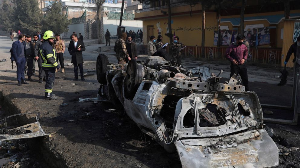 Afghan Officials Bomb Kills 3 In Kabul Amid Peace Talks Abc News