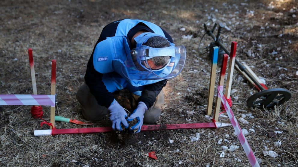 Lebanese Clear Civil War Era Mines From Famed Cedar Forests Abc News