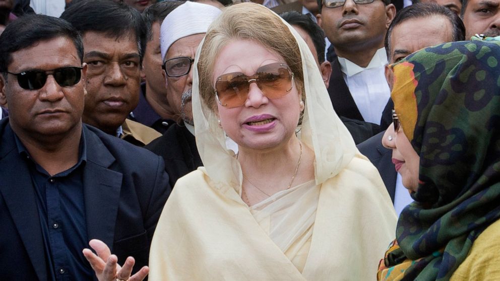 Bangladesh releases jailed ex-PM Zia for six months thumbnail