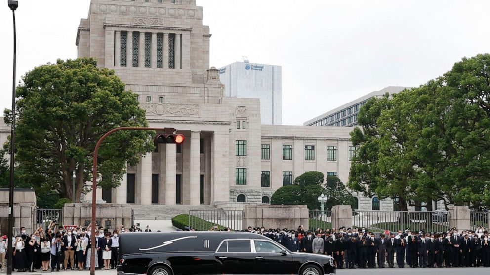 Japanese say final goodbye to former leader Abe at funeral