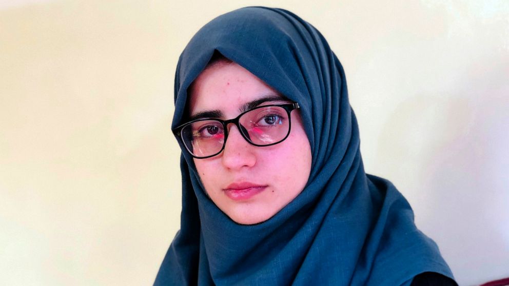 Afghanistan's top high school graduate fears for her future