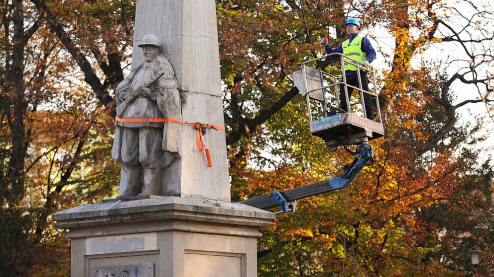 Poland removes 4 communist-era Red Army monuments