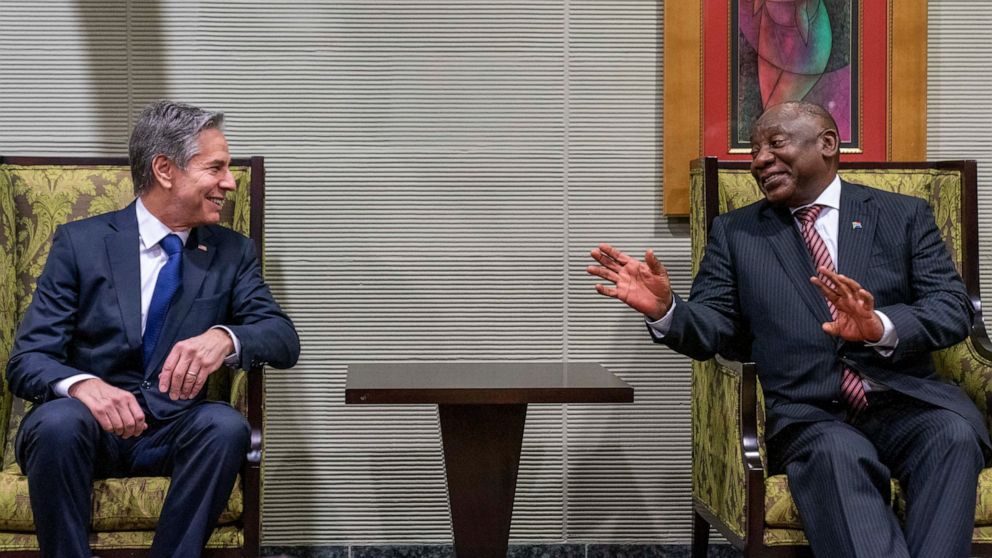 Antony Blinken, Cyril Ramaphosa