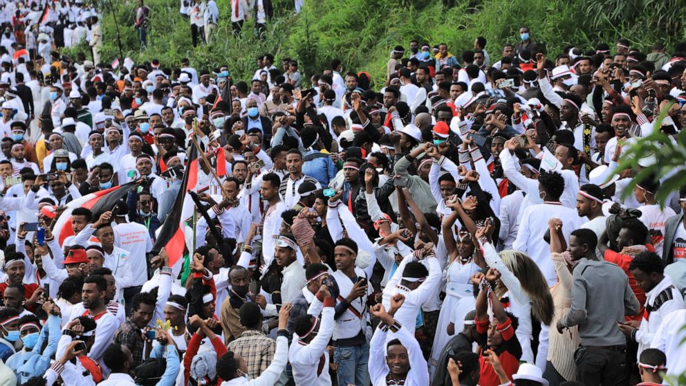 Ethiopia's Oromo protest, demand freedom for jailed leaders