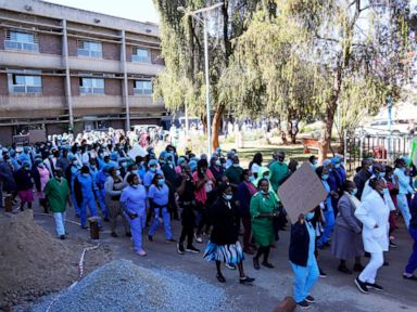 Nurses at Zimbabwe's public hospitals strike for better pay