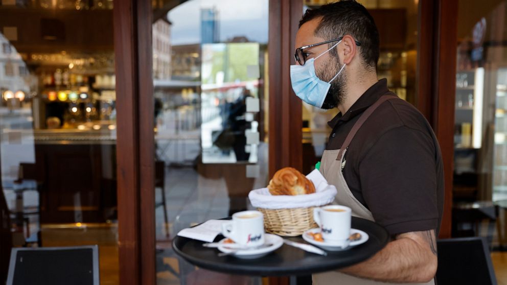 AP PHOTOS: A return to the 'joie de vivre' in France