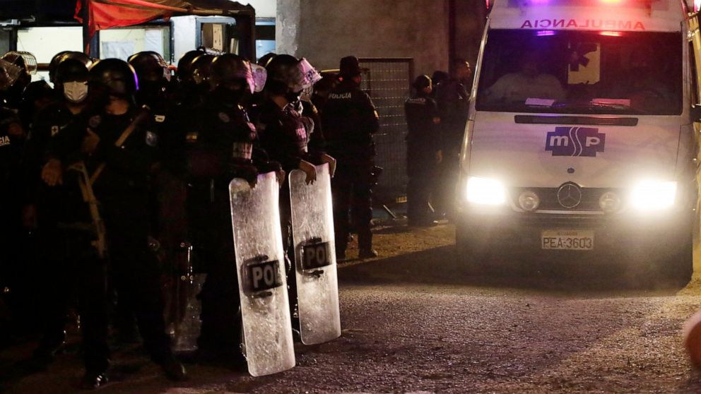 Gang clash at Ecuador prison kills 30 inmates and injures 47