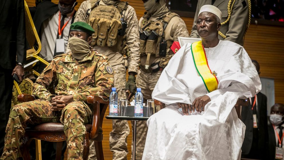 Mali junta leader sworn in as president after 2nd coup