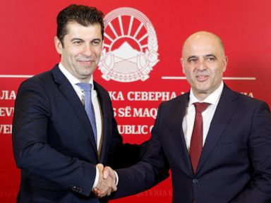 Bulgarian PM visits North Macedonia to boost battered ties