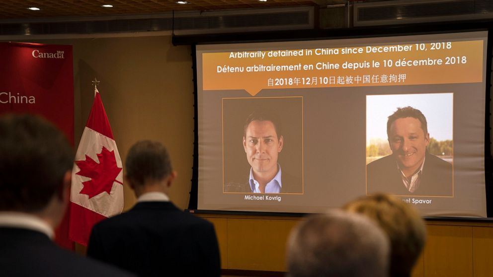Supporters of detained Canadians in China mark 1,000th day