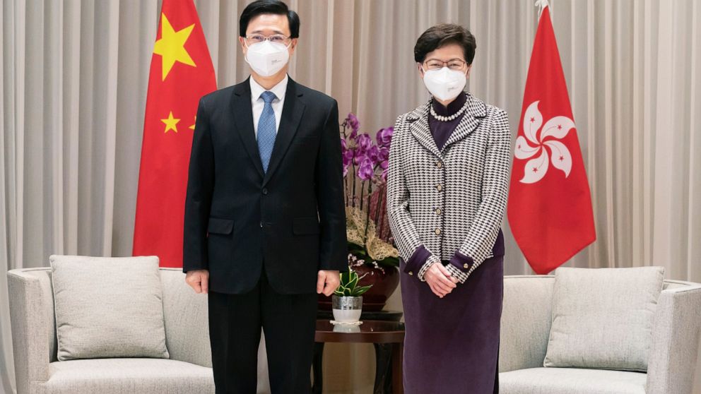 Hong Kong leader says China patriots now firmly in charge