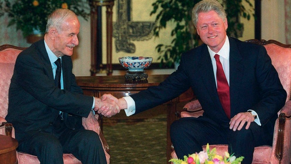 Hafez Assad, Bill Clinton