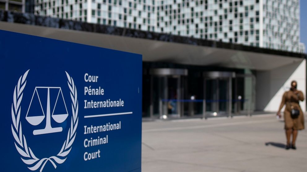FILE - A view of the exterior view of the International Criminal Court in The Hague, Netherlands, on March 31, 2021. The International Criminal Court unsealed an arrest warrant Thursday July 28, 2022 for a former government minister in Central Africa