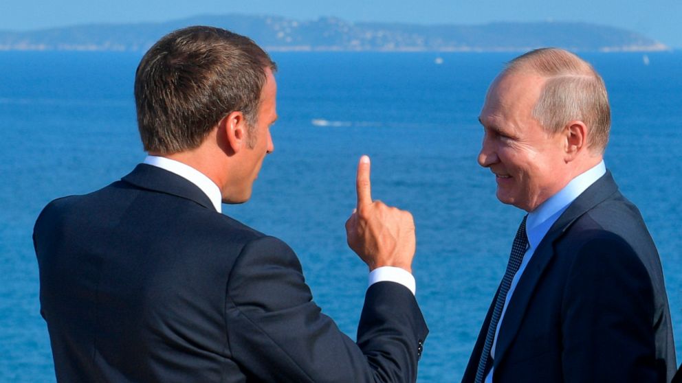 Macron keeps an open line to Putin as war in Ukraine rages