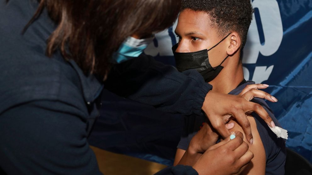 South Africa starts vaccinations for those aged 12 to 17