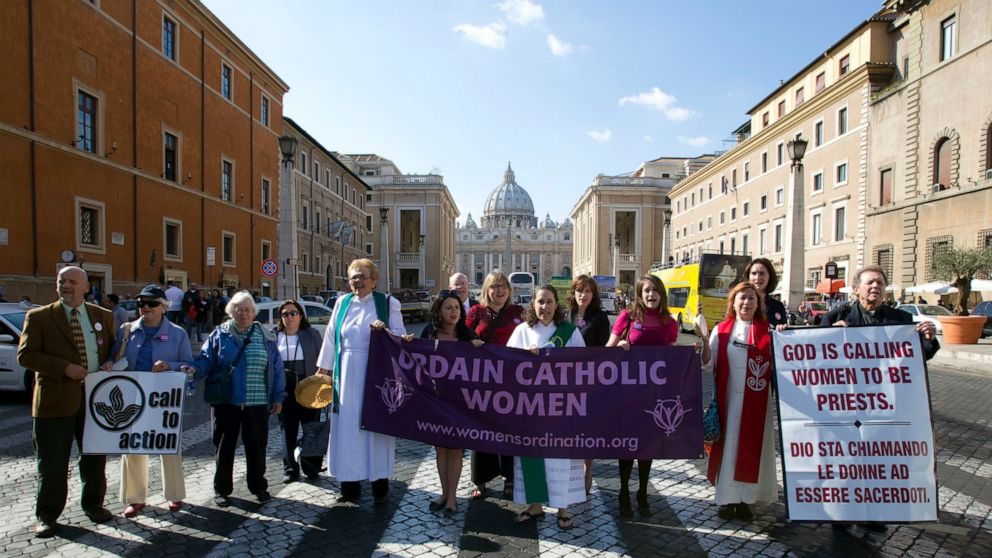 Vatican includes group backing women's ordination on website