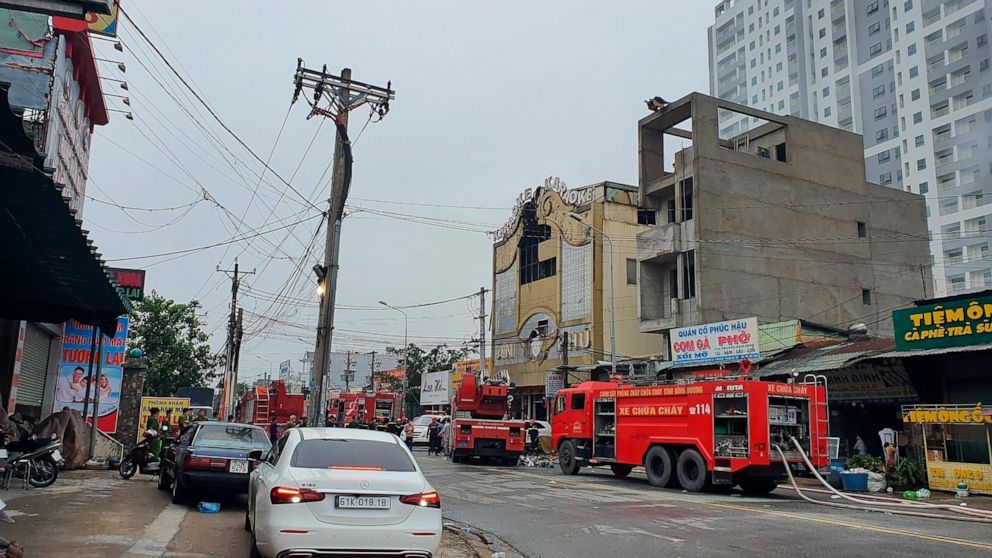 Fire at karaoke parlor in southern Vietnam kills 32