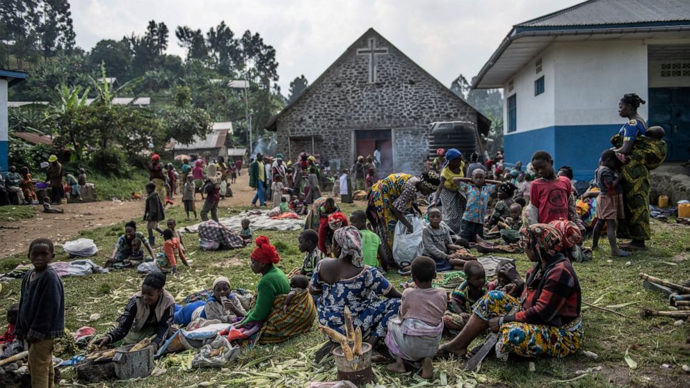 Thousands displaced in Congo's east amid rebel, army clashes