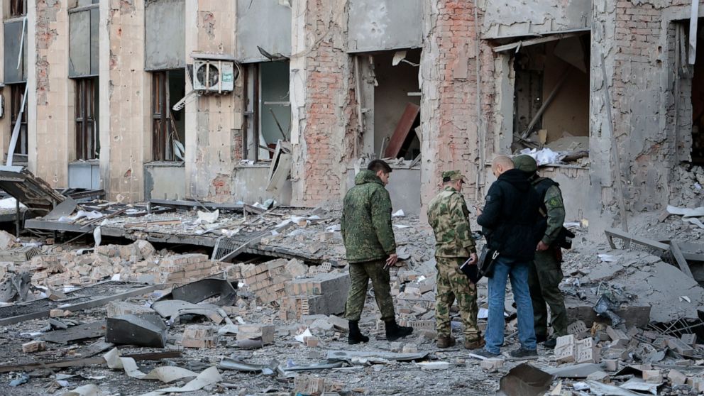 Ukraine Rockets strike mayor's office in separatist Donetsk