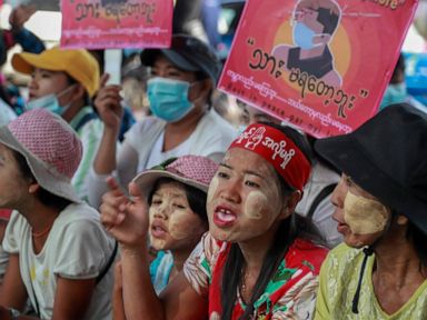 More Myanmar protests follow strike, foreign concerns