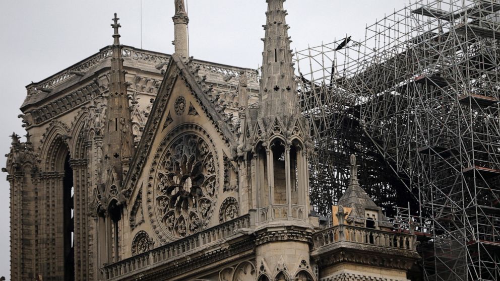 The Latest: Macron wants Notre Dame rebuilt within 5 years - ABC News