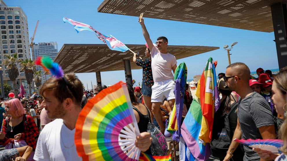 Tens of thousands attend Pride parade in Israel's Tel Aviv