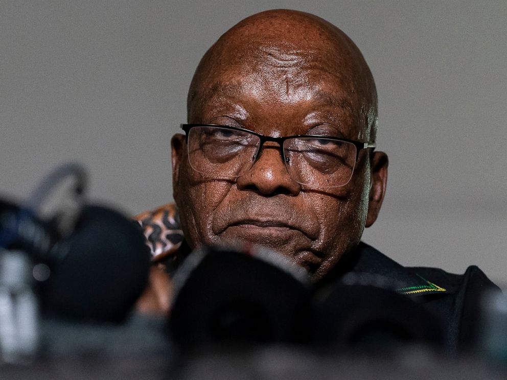 South Africa S Jailed Ex Leader Attends Brother Funeral Abc News