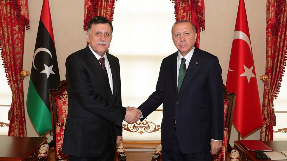 Recep Tayyip Erdogan, Fayez Sarraj