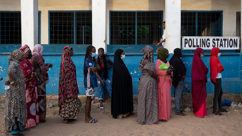 Gambians vote in 1st post-Jammeh presidential election
