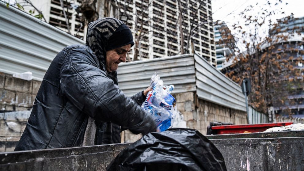 Lebanon's poorest scavenge through trash to survive