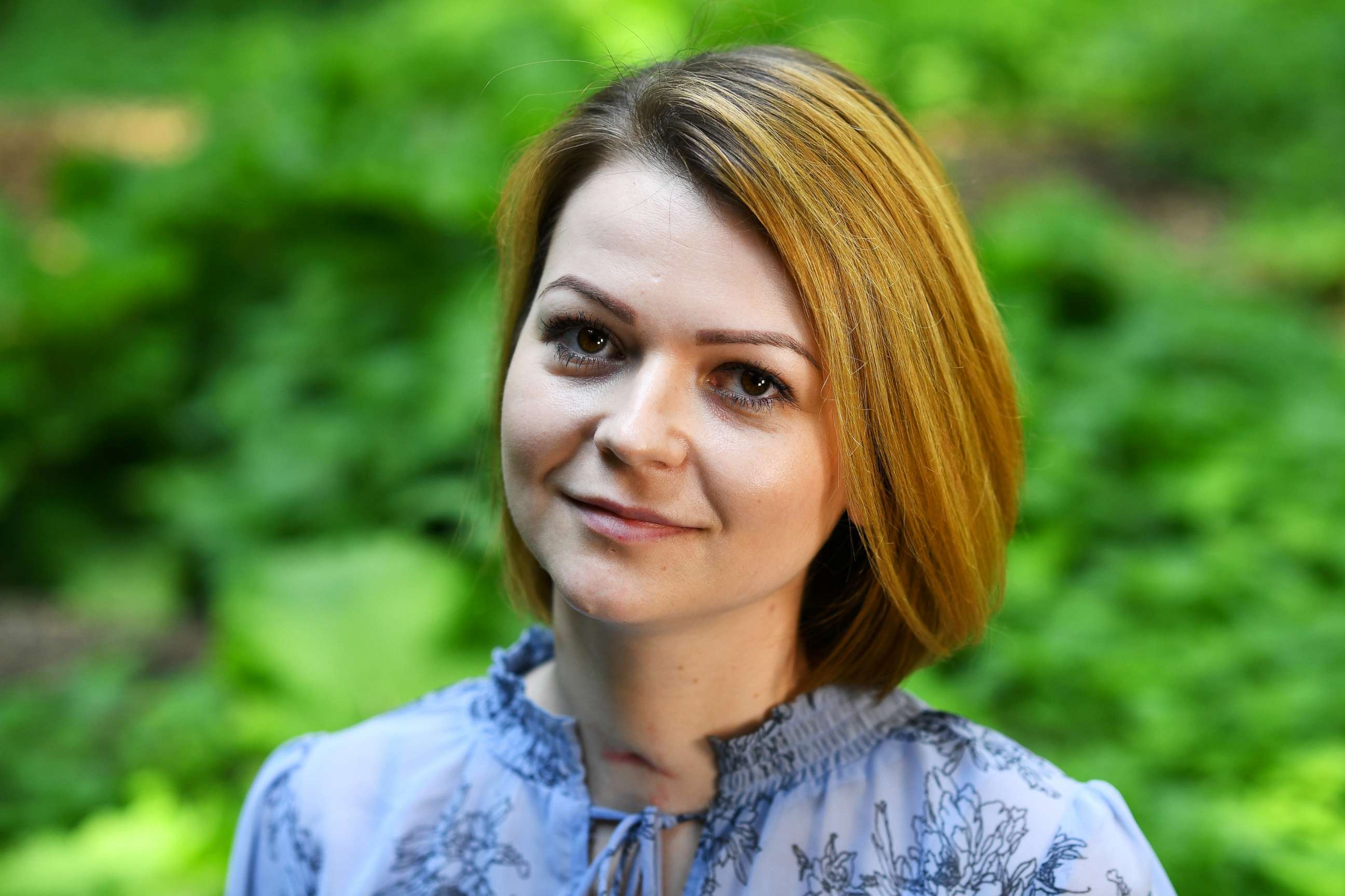PHOTO: Yulia Skripal, who was poisoned in Salisbury along with her father, Russian spy Sergei Skripal, speaks to Reuters in London, on May 23, 2018.