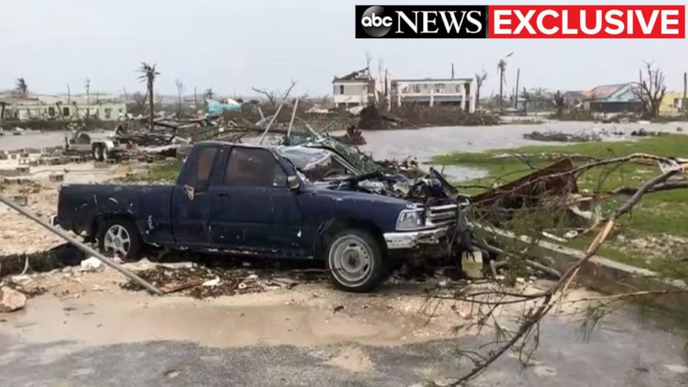 VIDEO: Hurricane Dorian pummels the Bahamas for more than 24 hours