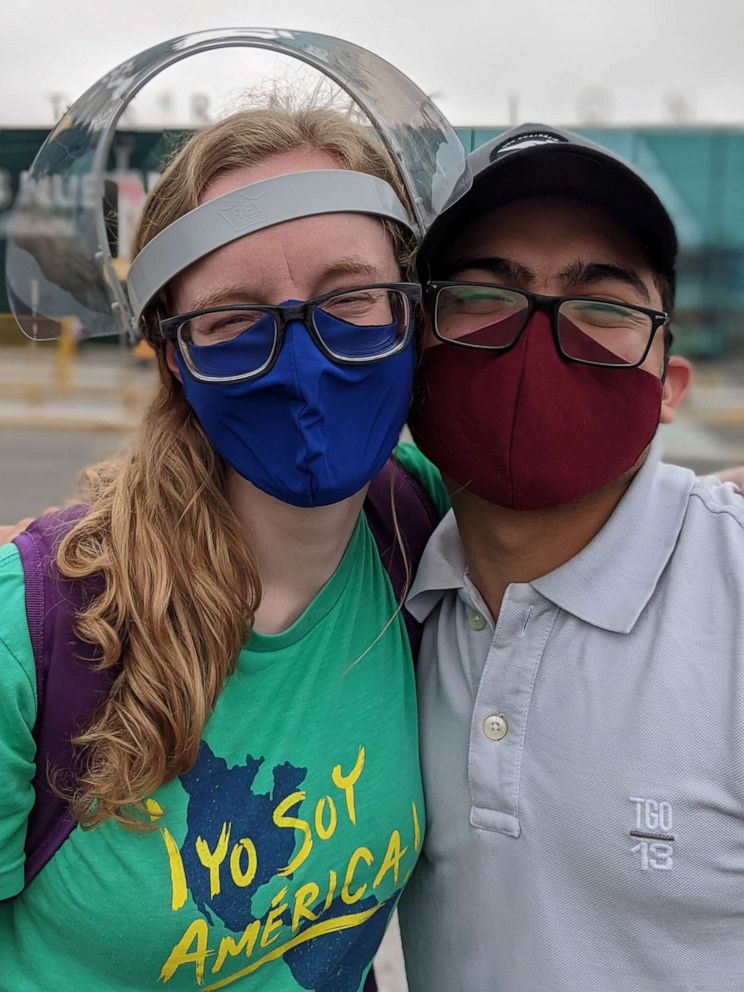 PHOTO: Abbey Mattson with her fiance Alejandro Puerta.