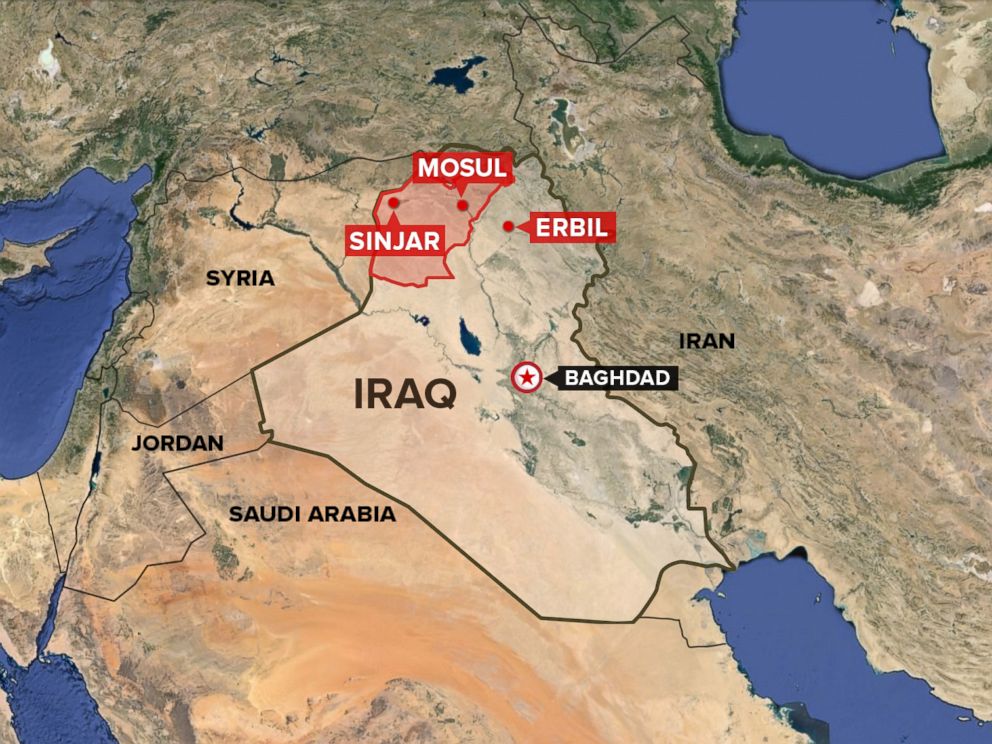 PHOTO: The US begins a humanitarian airdrop mission in Iraq.